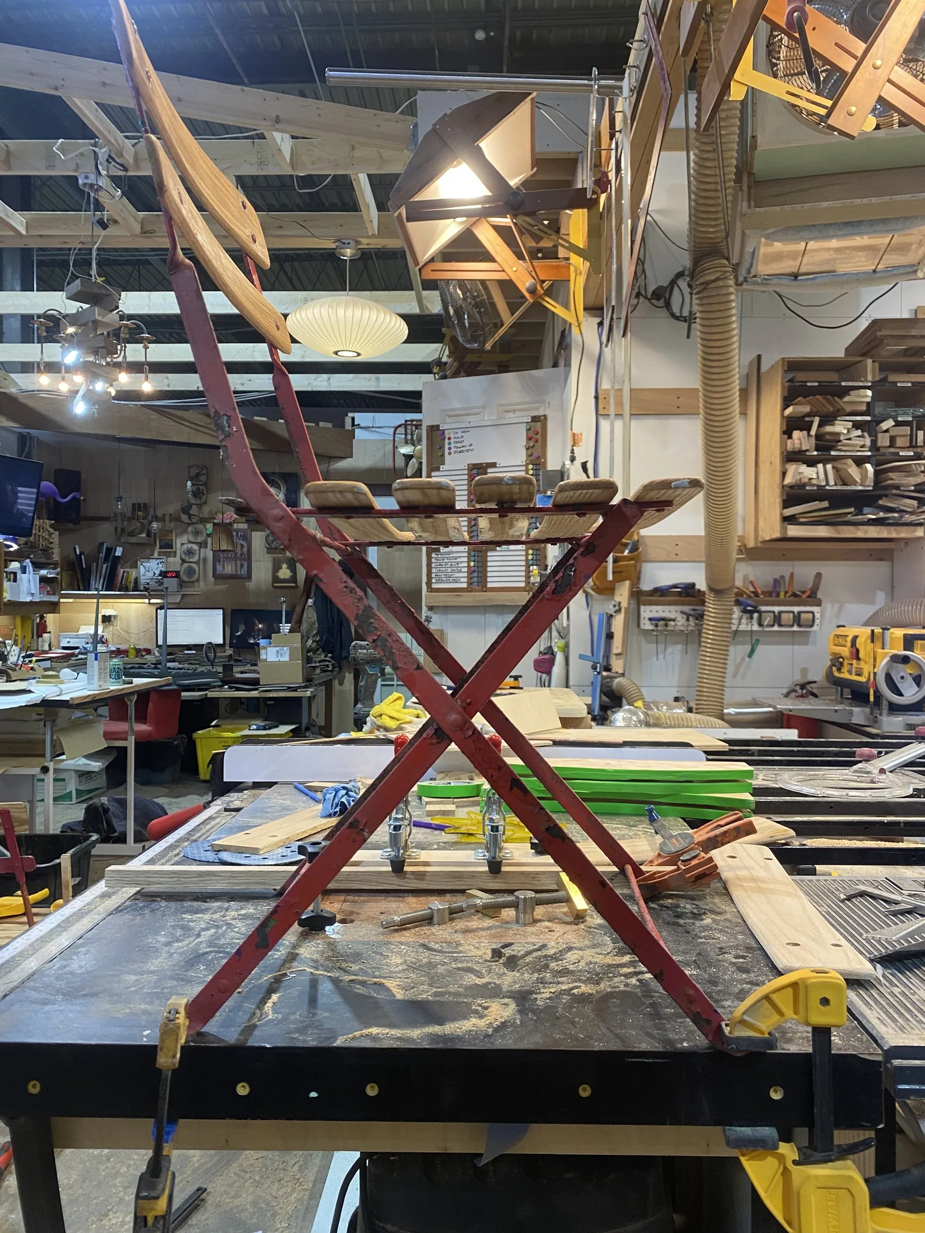 Folding chair repair
